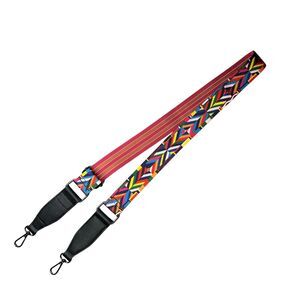 Replacement Strap Crossbody Shoulder Bag Colorful Geometric Black Hardware Mersi